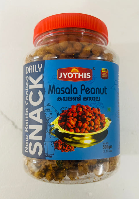 Jyothis Roasted Masala Peanut - (500 g) Value Pack