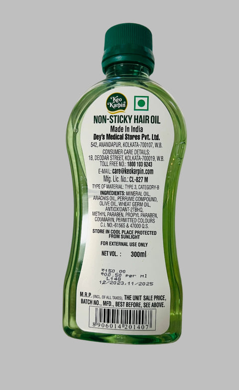 Keo Karpin Non Sticky Hair Oil- Olive Oil & Vitamin