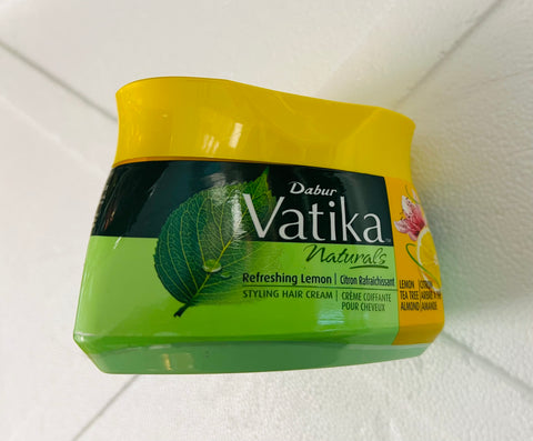 Vatika Naturals Styling Hair Cream with Refreshing Lemon