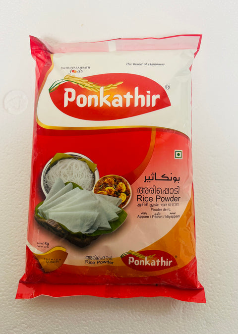 Ponkathir Rice Powder Powder for Appam / Idiyappam /Pathiri  -Ari Podi (1 kg)