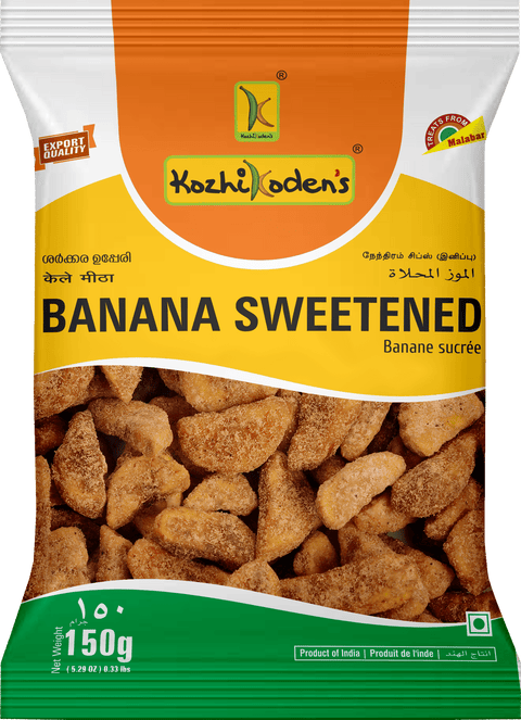Kozhikoden's Sarkaravaratty / Sweetened Banana Chips-400 g Value Pack