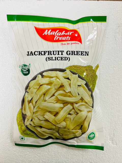Malabar Treats Jackfruit Green Sliced (Frozen -300 g)