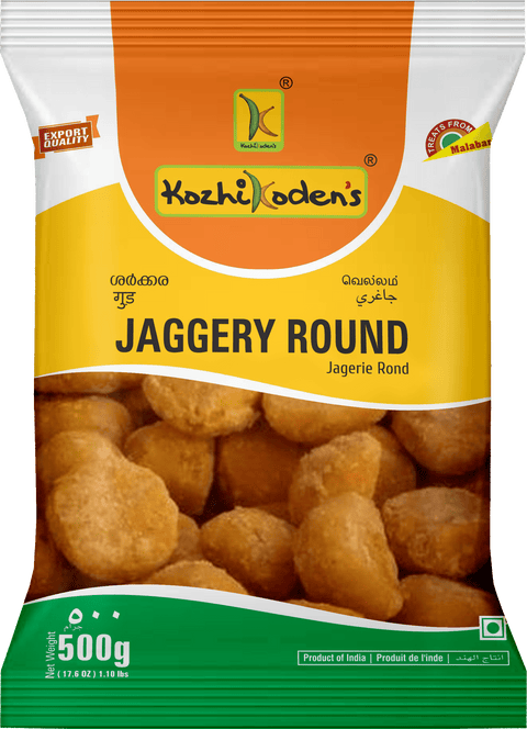Kozhikoden's Jaggery Ball Light Brown / Kerala Naadan Sarkara (1 kg)