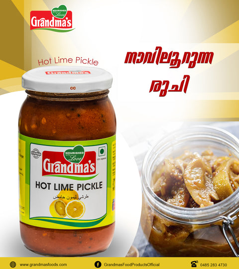 Grandma Hot Lime Pickle (400 g)
