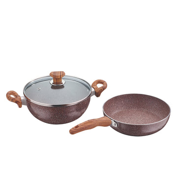 Vinod Kadai and Frying Pan with Common Lid – South Indian Grocery