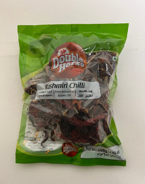 Double Horse Dried Kashmiri Chilly Whole 100 g