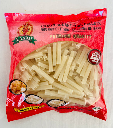 Laxmi Potato Square Tubes Pellets / Fryums (60 g)