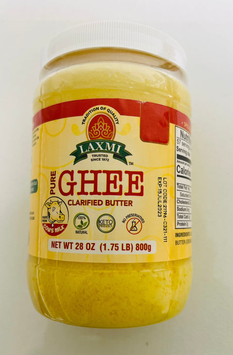 Laxmi Pure Ghee Large Bottle (1.75 lb)