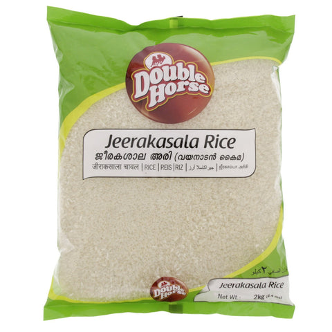 Double Horse Jeerakasala Rice / Wayanadan Kaima (2 kg)