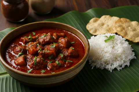 Pork Vindaloo Recipe – Fiery, Tangy & Deeply Aromatic