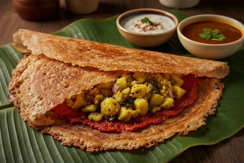 Mysore Masala Dosa Recipe – Crispy, Spicy & Authentic