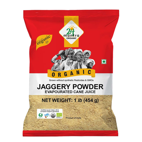 24 Mantra Organic Jaggery Powder – 1 Lb