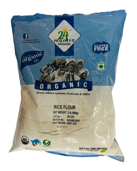 24 Mantra Organic Rice Flour – 2 lb