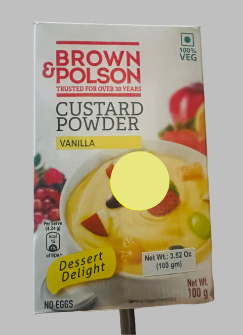 Brown & Polson Custard Powder- Vanilla (100 g)