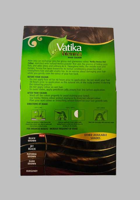 Vatika Naturals Henna Hair Color -Rich Black