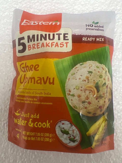 Eastern Ghee Upmavu Ready Mix- 5 Minutes Breakfast  (200 g) New