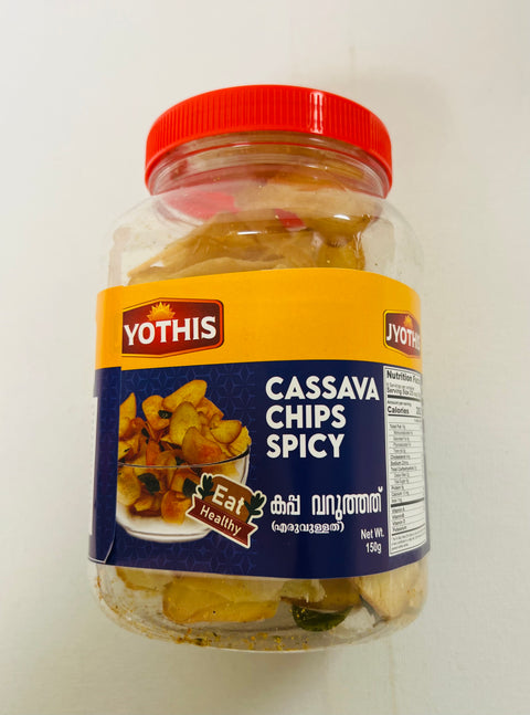 Jyothis Tapioca Chips Spicy  / Cassava Chips Spicy - (150 g)