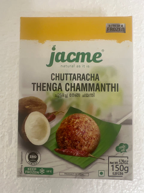 Jacme Chuttaracha Thenga Chammanthi / Coconut Chutney - 150 g New