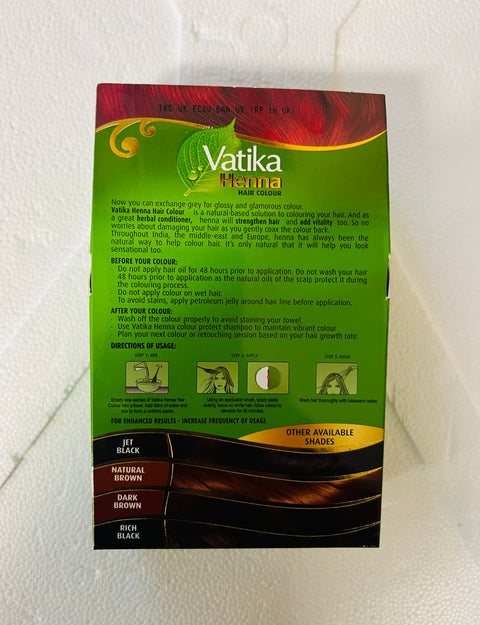 Vatika Naturals Henna Hair Color - Burgundy