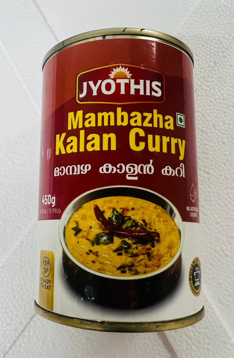 Jyothis Mambazha  Kalan  Curry / Sliced  Mango Fruit with Yogurt Curry - Ready to eat (450 g)