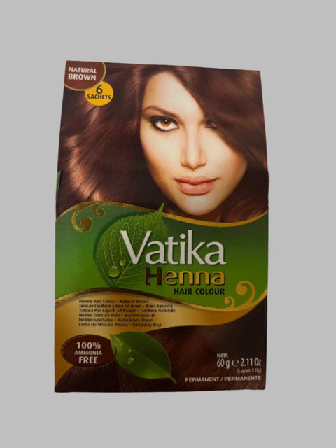 Vatika Naturals Henna Hair Color -Dark Brown