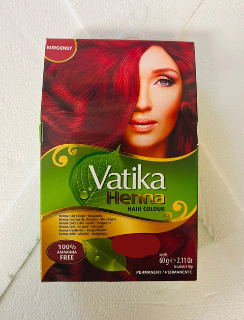 Vatika Naturals Henna Hair Color - Burgundy