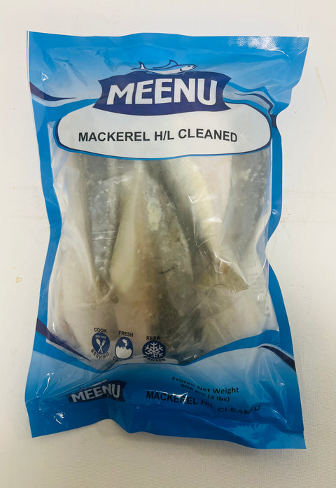 Meenu Mackerel/ Indian Ayala  Cleaned & Pan Ready (Frozen Fish - 2 lb)