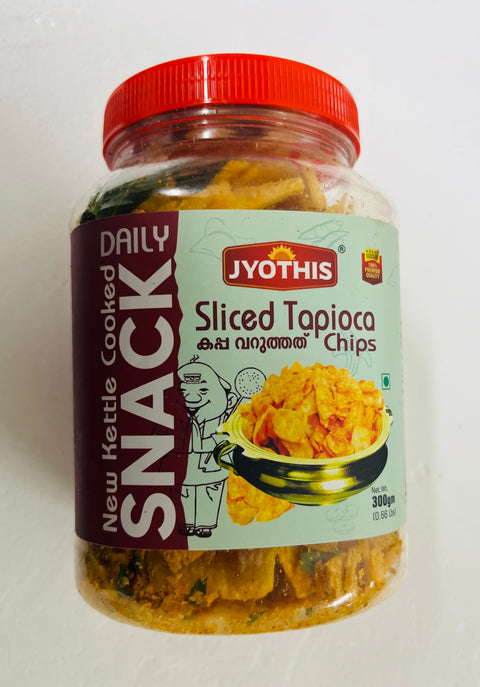 Jyothis Sliced Tapioca Chips Spicy - (300 g)