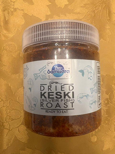 Samudra's  Dried Fish Keski / Silver Roasted. Ready to eat (100 g)