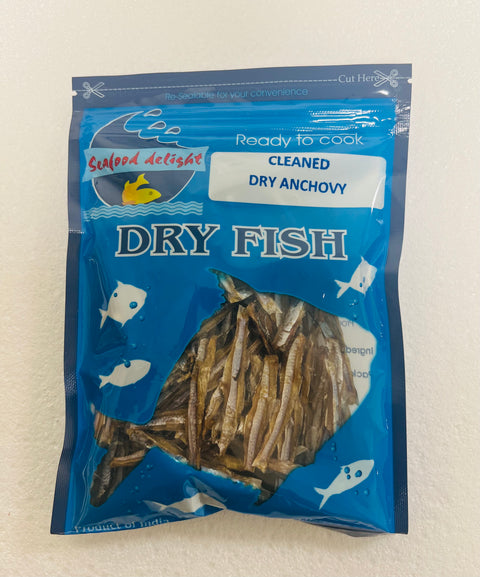Seafood Delight's  Dry Anchovy Cleaned / kozhuva  (100 g)