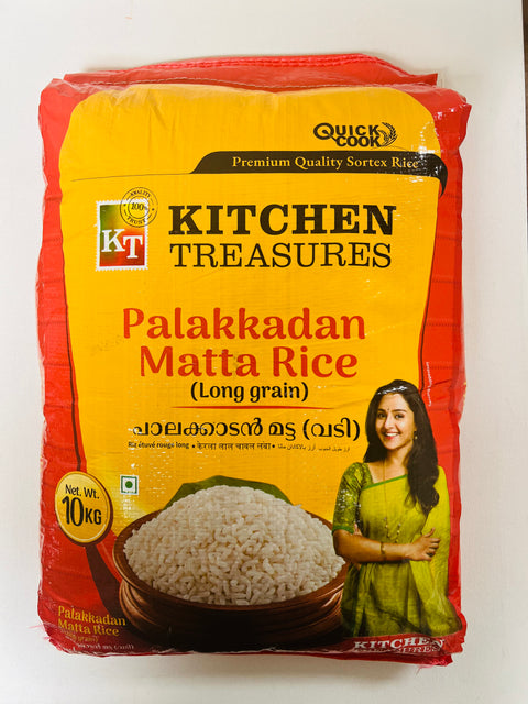 Kitchen Treasure's Palakkadan Vadi Matta Rice (10 kg) [STORE PICKUP ONLY]