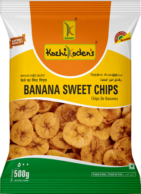 Kozhikoden's Ripe Banana  Chips- Sweet - Value Pack 400 g