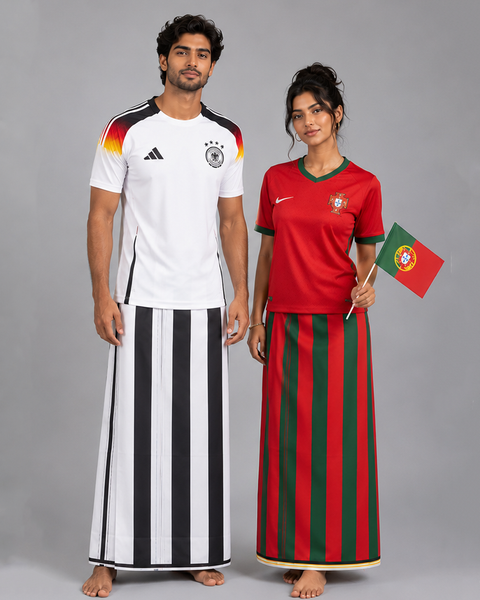 World Cup 2026 Soccer Jersey Mundu – South Indian Mundu Meets Soccer