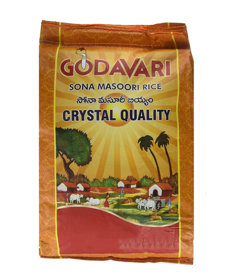 Godavari Crystal Sona Masoori Rice – 20 lb [PICKUP ONLY]