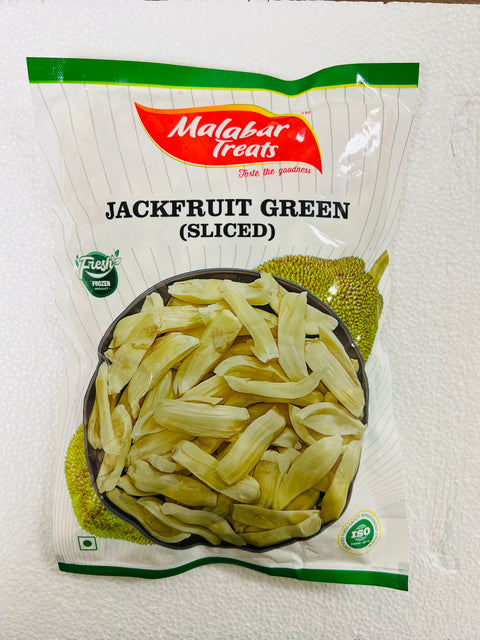 Malabar Treats Jackfruit Green Sliced  (Frozen -300 g)