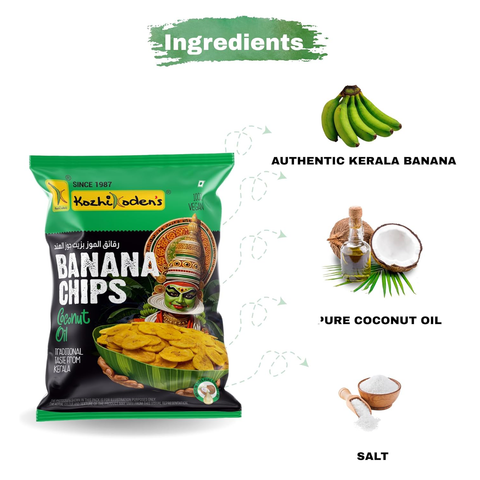 Kozhikoden's Banana Chips (Coconut Oil) – 400 g