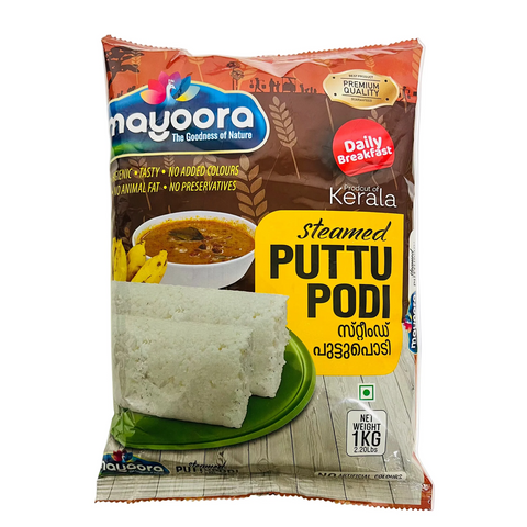 Mayoora Steamed Puttu Podi White – 1 kg