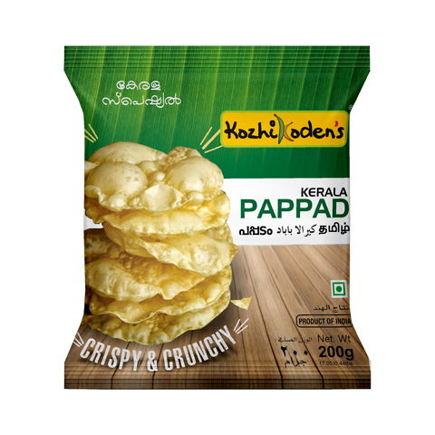 Kozhikoden's Kerala Special  Pappadam - 200 g New - Best Quality