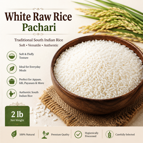 White Raw Rice / Pachari – 2 lb