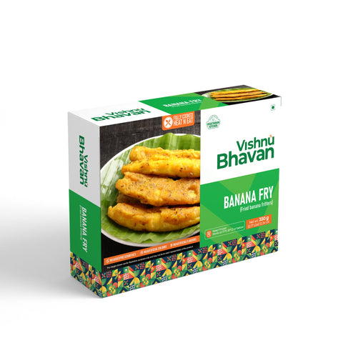 Vishnu Bhavan Frozen Banana Fry – 350 g