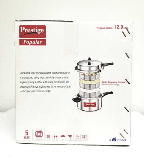 Prestige Pressure Cooker 12 Liters