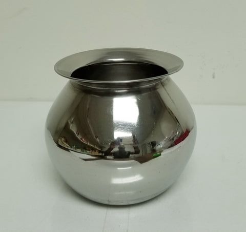 Traditional Steel Rice Pot / Kanjikalam (Medium)