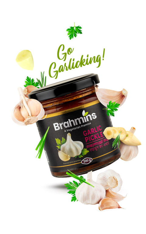 Brahmins Garlic Pickle (400 g)