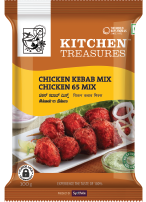 
Chicken Kebab/65 Masala
