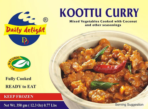 Koottu Curry Mixed Vegetables Cooked with Coconut and Other Seasonings