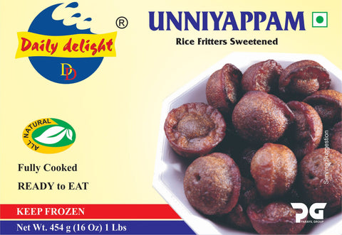 Daily Delight Unniyappam (Frozen Snack)