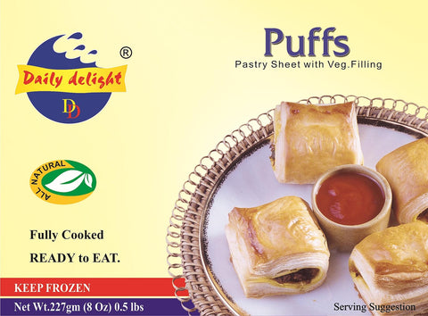 Daily Delight Vegetable Puffs (Frozen Snack)