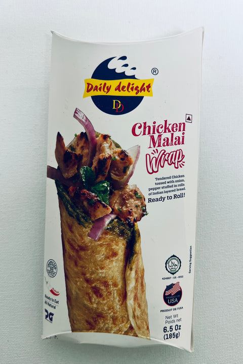 Daily Delight Chicken Malai Wrap (Frozen)