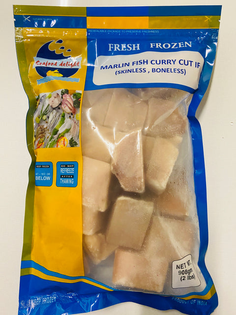 Marlin Fish - Curry Cut (Frozen Fish - 2 lbs)