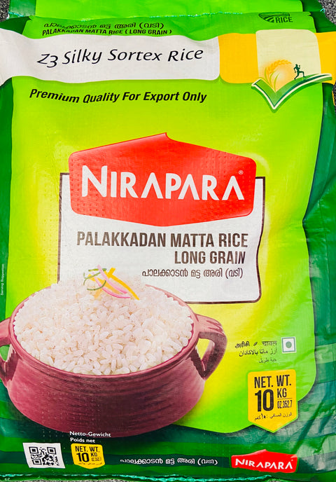 Nirapara Palakkadan Matta Rice (10 kg) For Store Pickup only